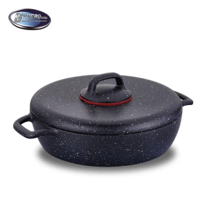 CACEROLA BAJA 24X6,5CM / 2,5 L. GUSTO PLUS ALUMINIO KORKMAZ