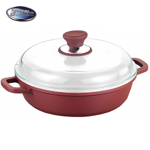 CACEROLA BAJA FINE-CAST, ALUMINIO CON RECUBRIMIENTO CERAMICO 3.4 L.