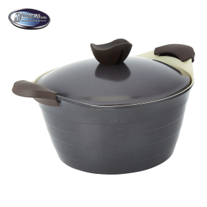 CACEROLA NATURA DE ALUM.C/RECUB. 5.5 LT