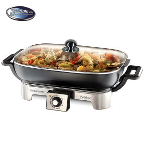 SARTEN BIOCERAMICA C/CACEROLA DESMON, 20% + RAPIDO HASTA 205°C