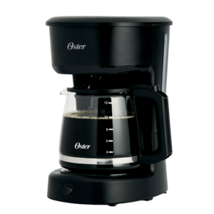 CAFETERA CON INDICADOR DE ENCENDIDO DE 12 TAZAS COLOR NEGRO